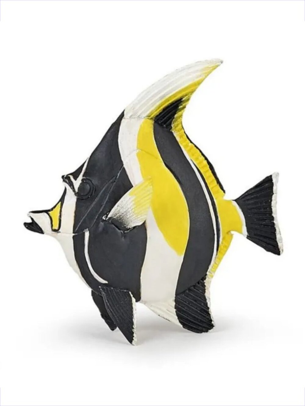 Papo Moorish Idol Fish  Animal Figurine New w/Tag Add-On Item Age 3+